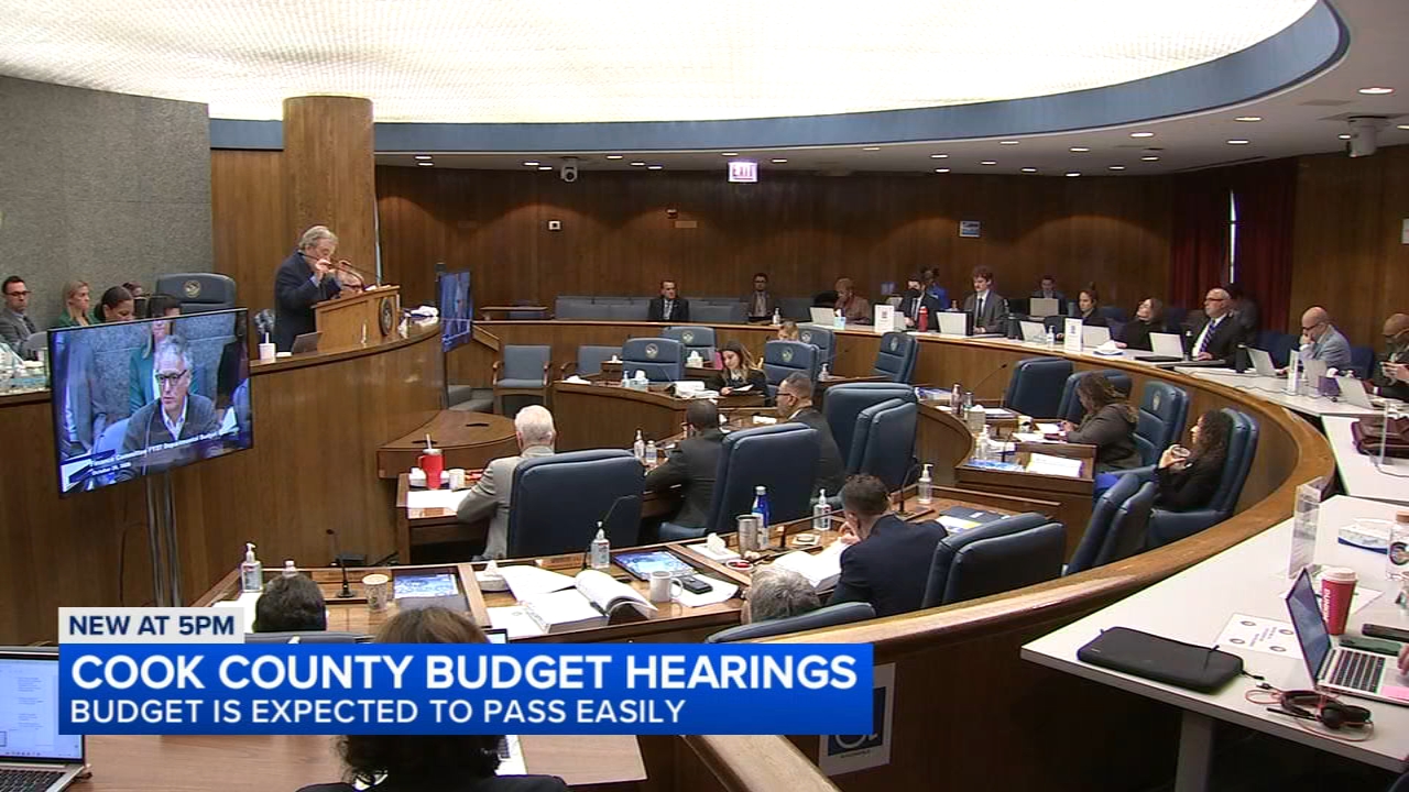 Cook County budget hearings question sheriff overtime costs, state's attorney staffing request
β ABC7 Chicago (WLS-TV)